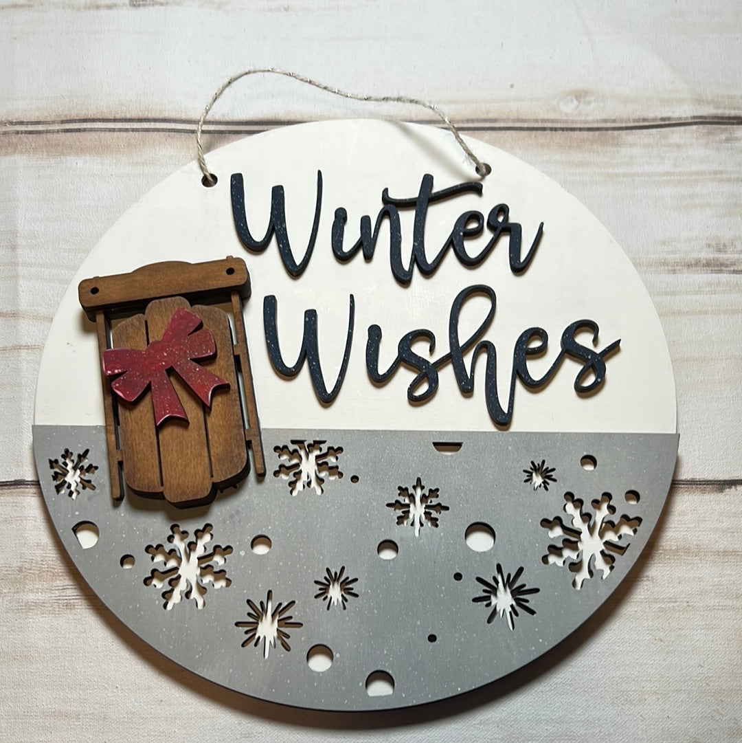 10.5” Winter Wishes