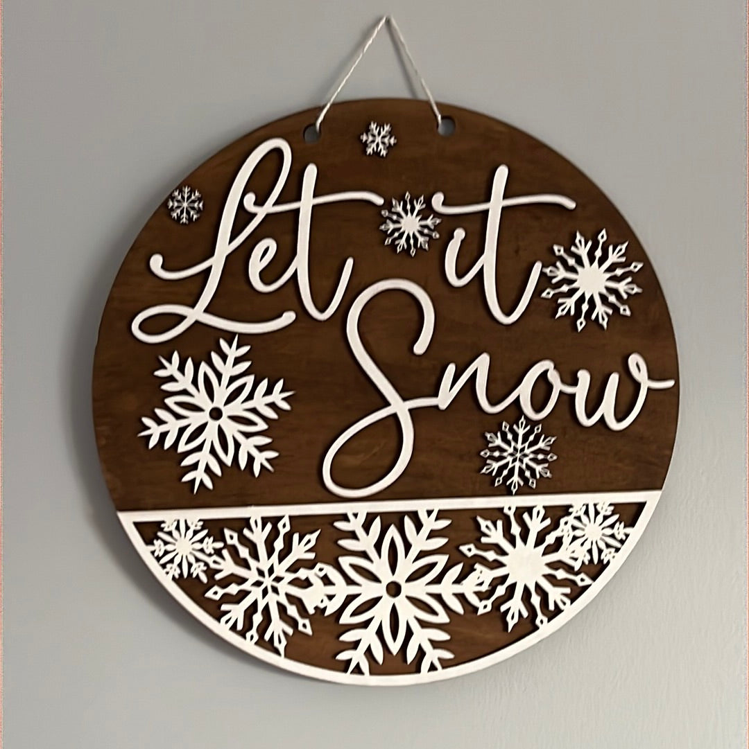 Snowflakes Let It Snow