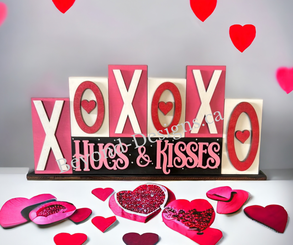 XOXO Shelf Sitter Craft Box