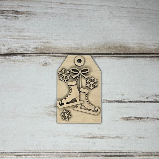 Skates Tag Ornament