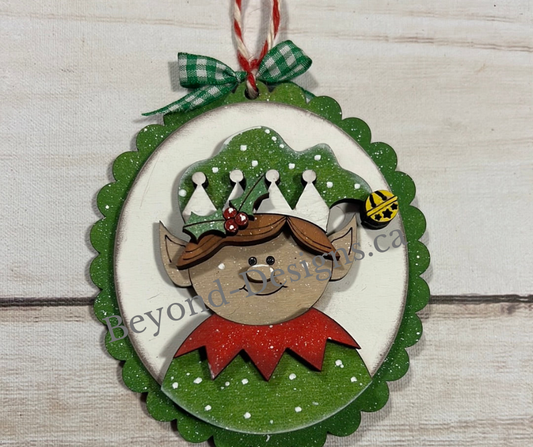 Boy Elf Ornament