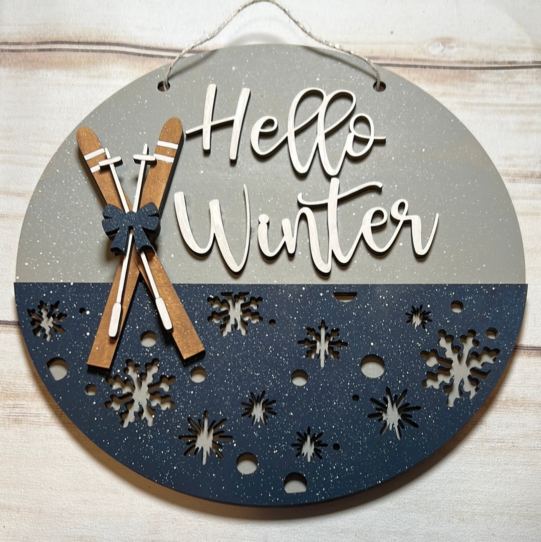 10.5” Hello Winter