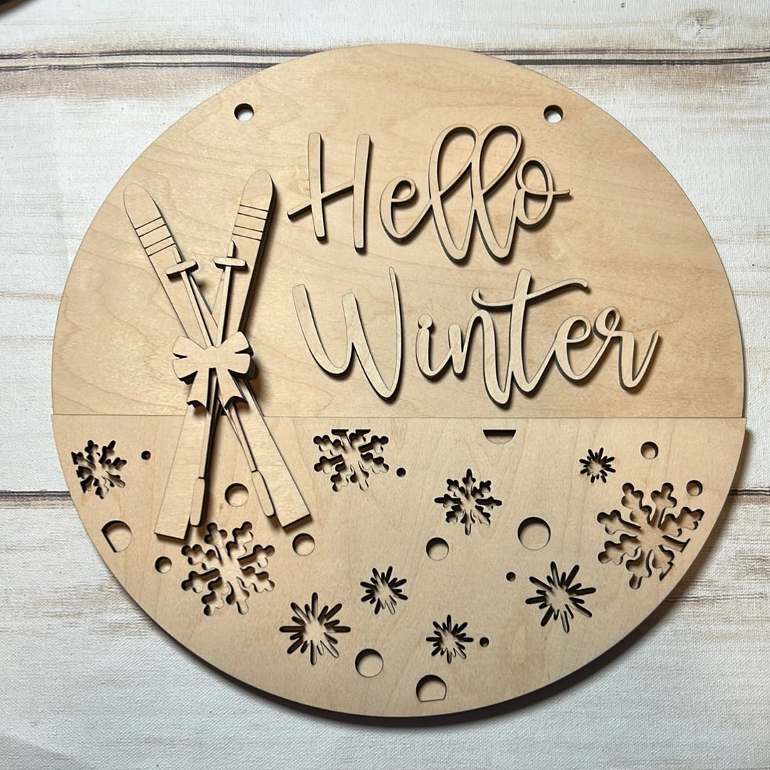 10.5” Hello Winter