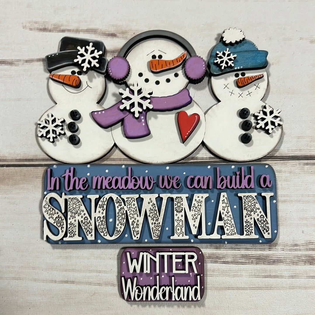 Snowman Insert