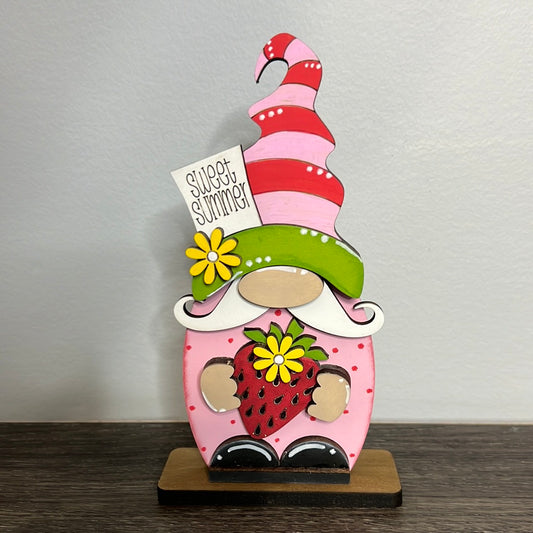 6” DIY Strawberry Gnome