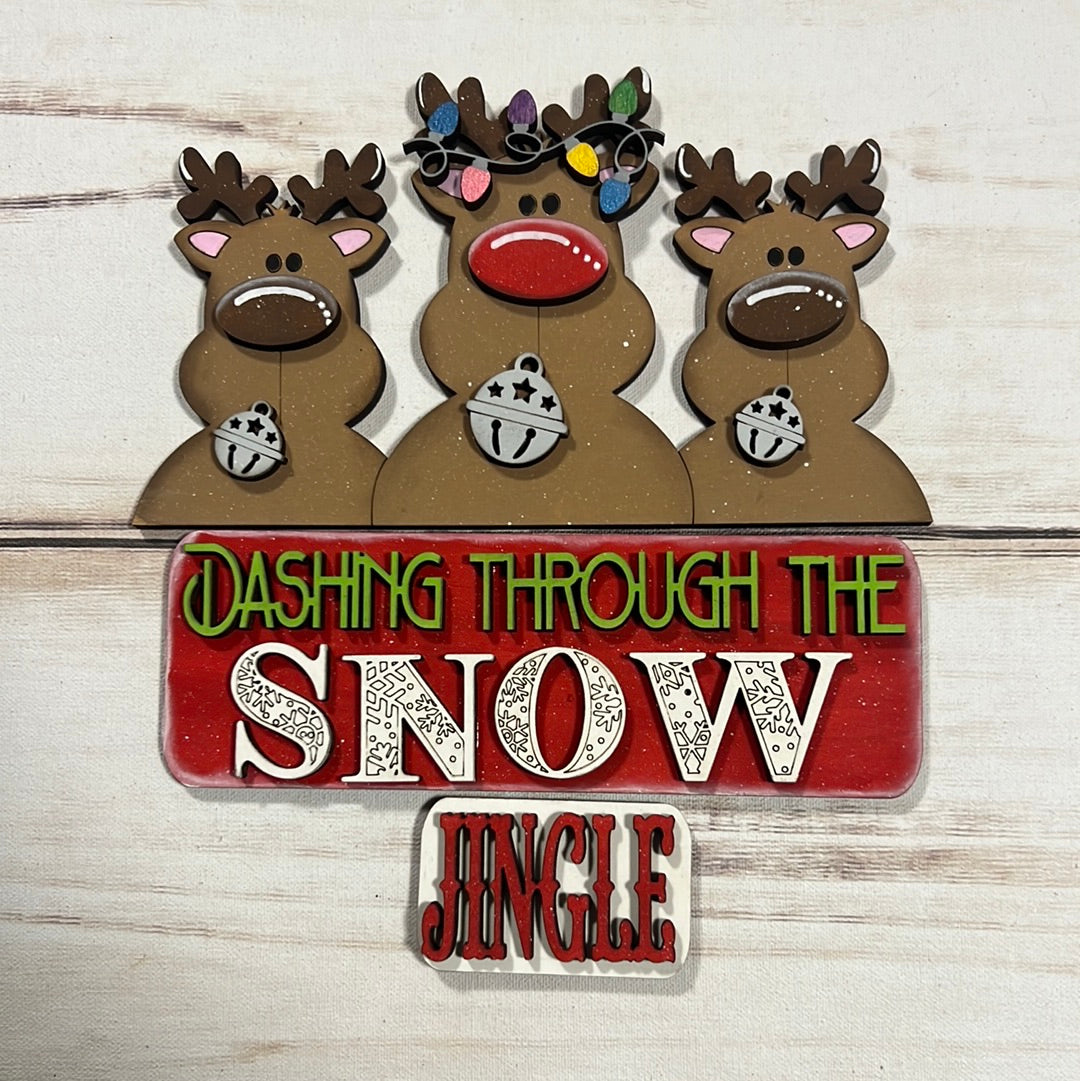 Dashing Through The Snow Insert