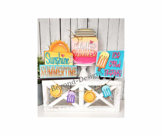 Sweet Summertime Tier Tray set