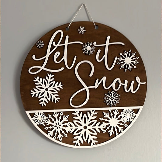 Snowflakes Let It Snow