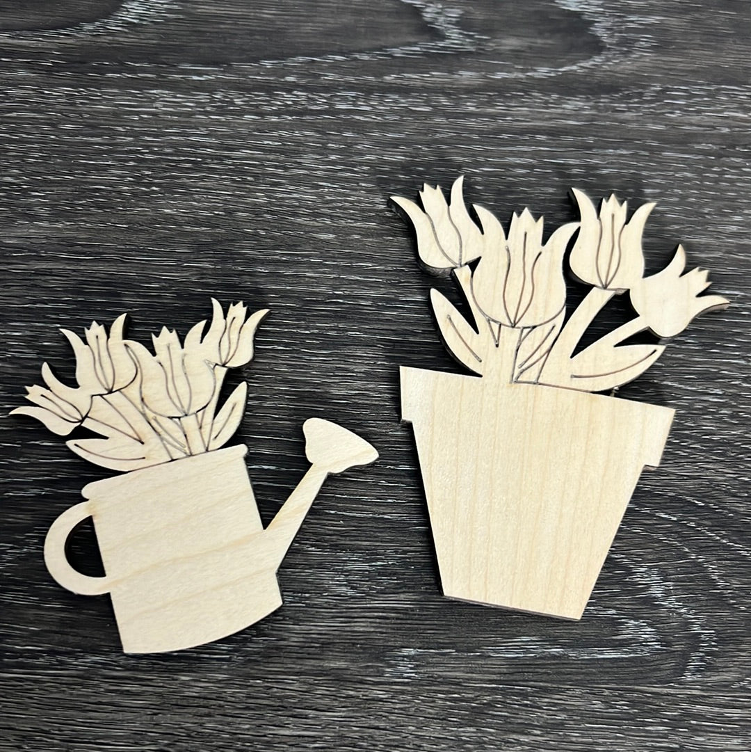 Mini Water Can and Flower Pot