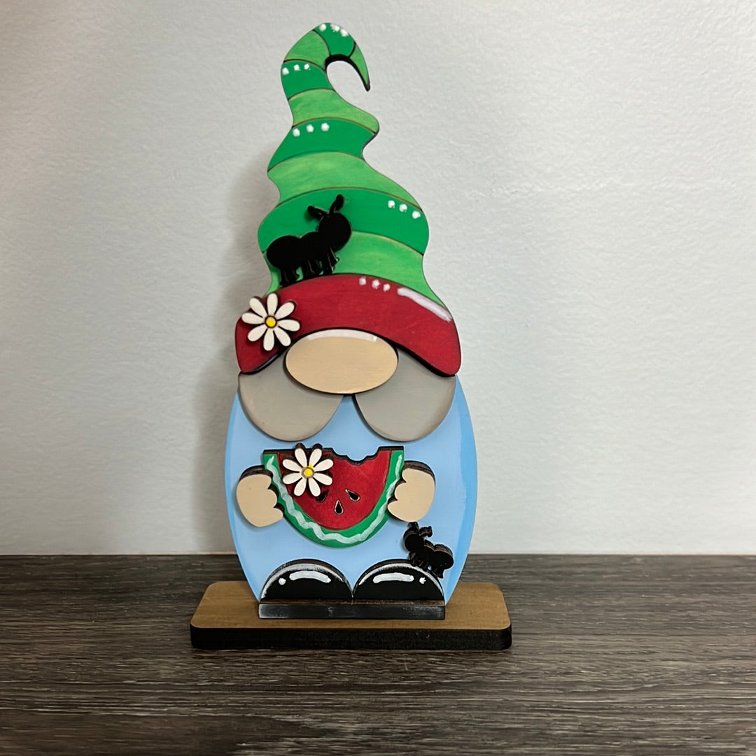 6”  DIY Watermelon Gnome