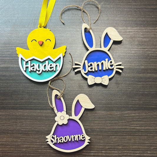 Personalized Easter Name Tag