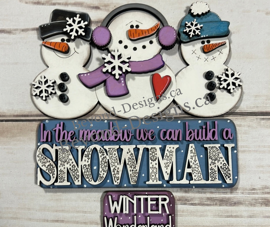 Snowman Insert Finished
