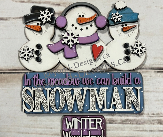 Snowman Insert Finished