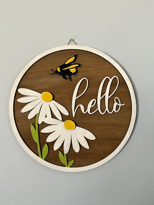 DIY 14” Hello with Bee