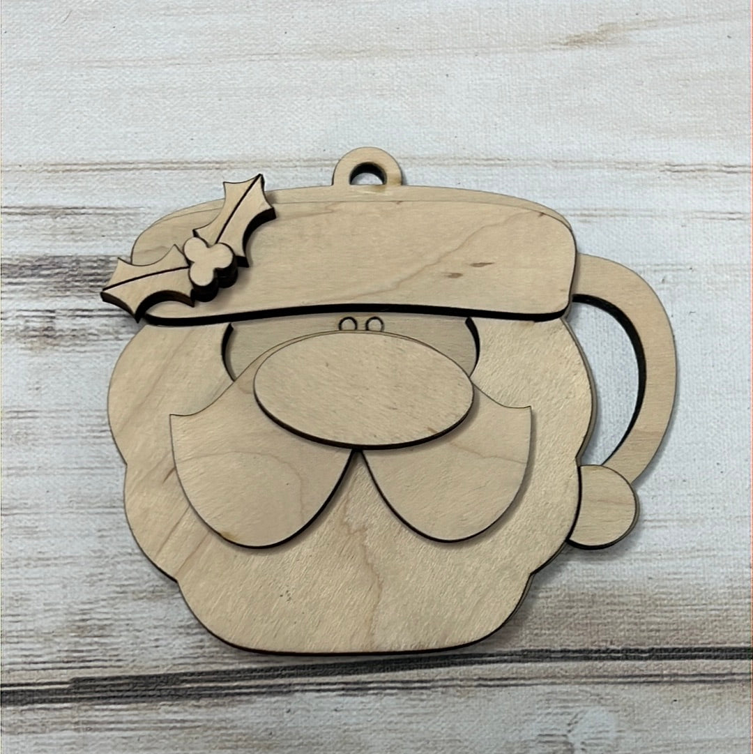 Santa Mug Ornament
