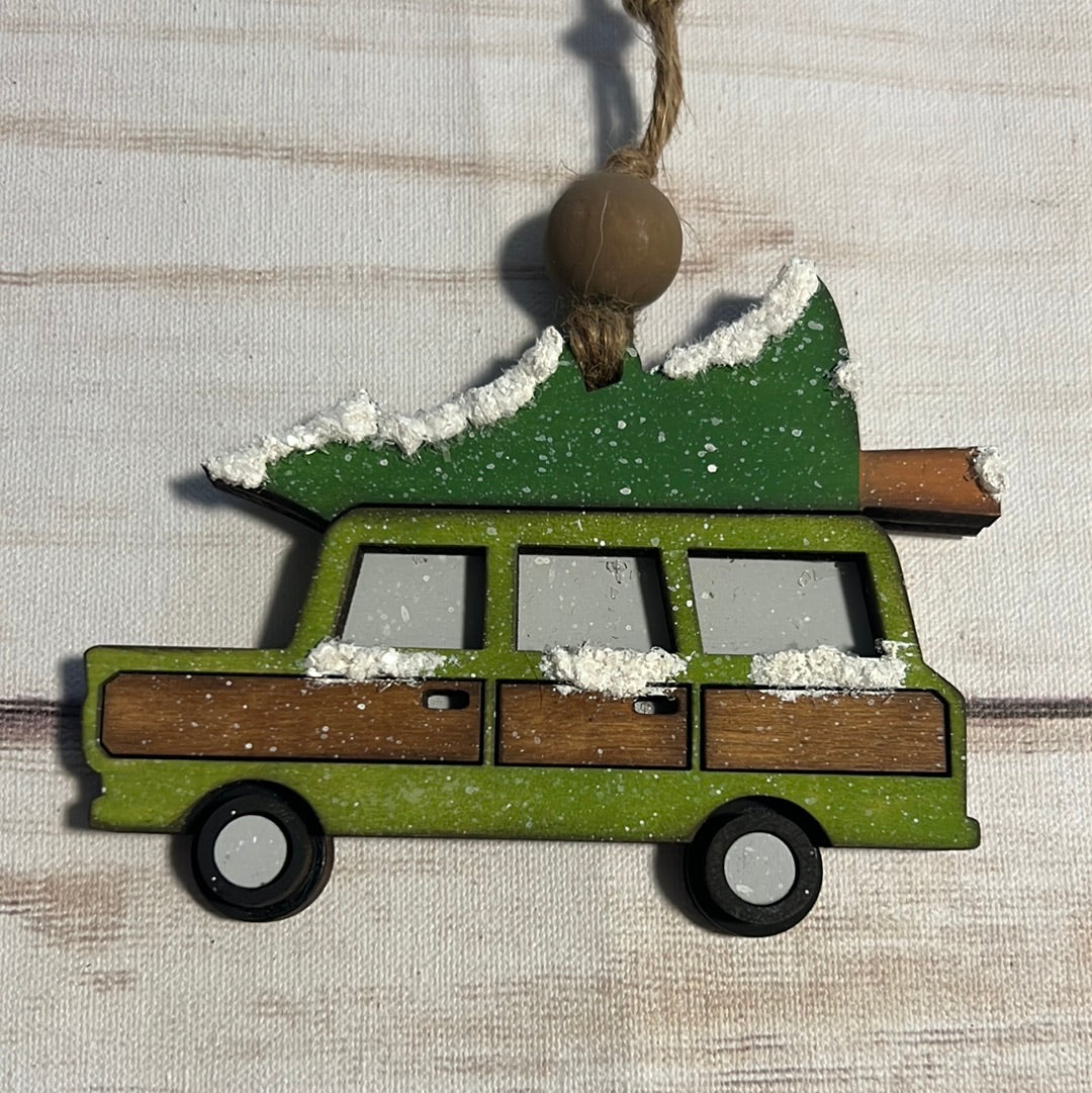 Family Car Ornament