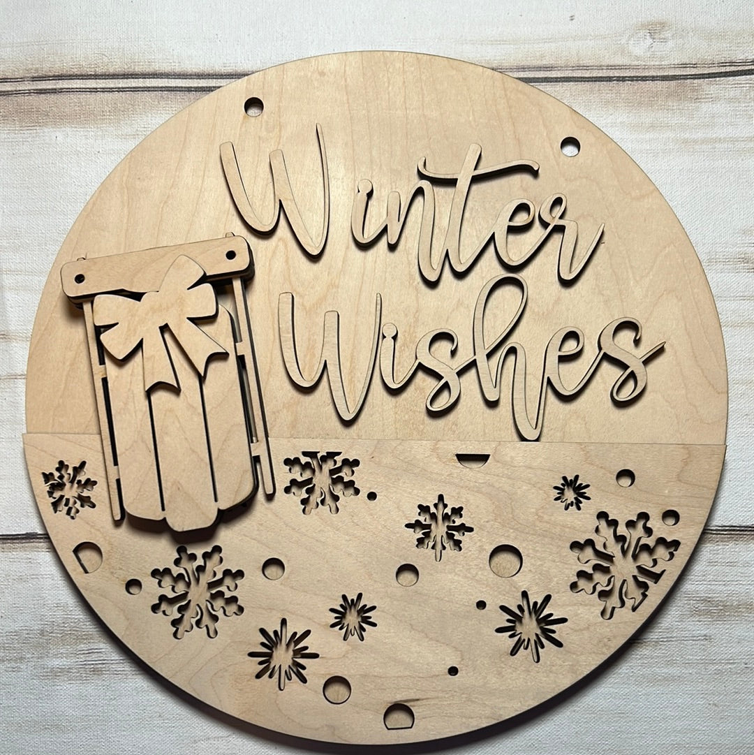 10.5” Winter Wishes