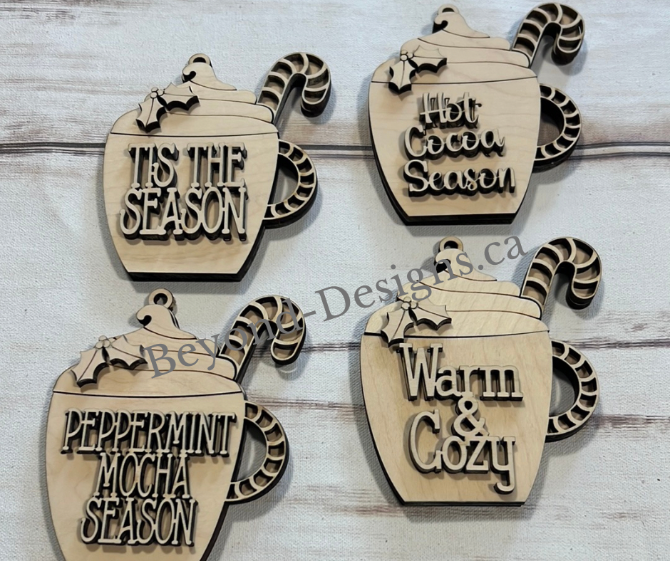 Hot Cocoa Ornament Bundle