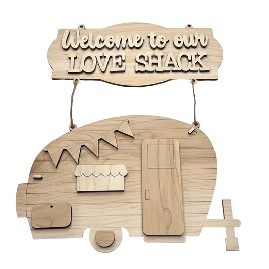 Welcome to our Love Shack hanger