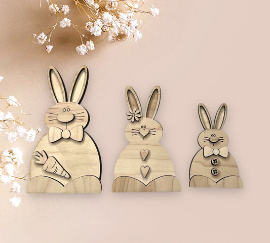 Trio Bunny Set