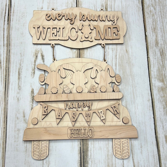 Every Bunny Welcome Hanger