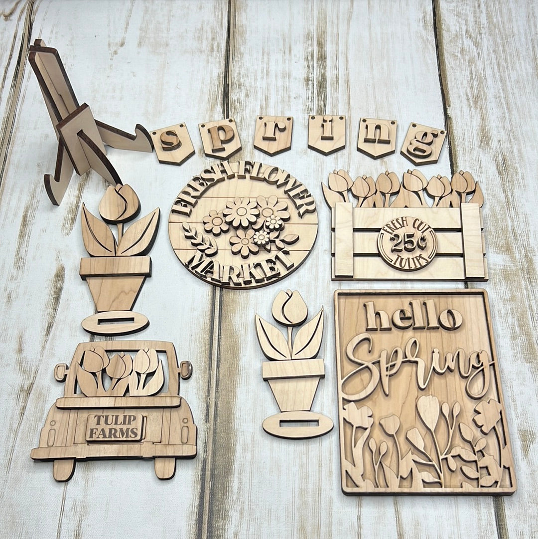 Hello Spring Tier Tray