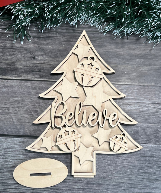 Believe  Christmas Tree