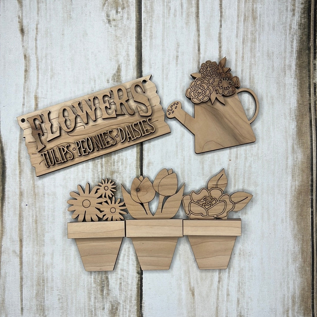 Flower Pot interchangeable fence